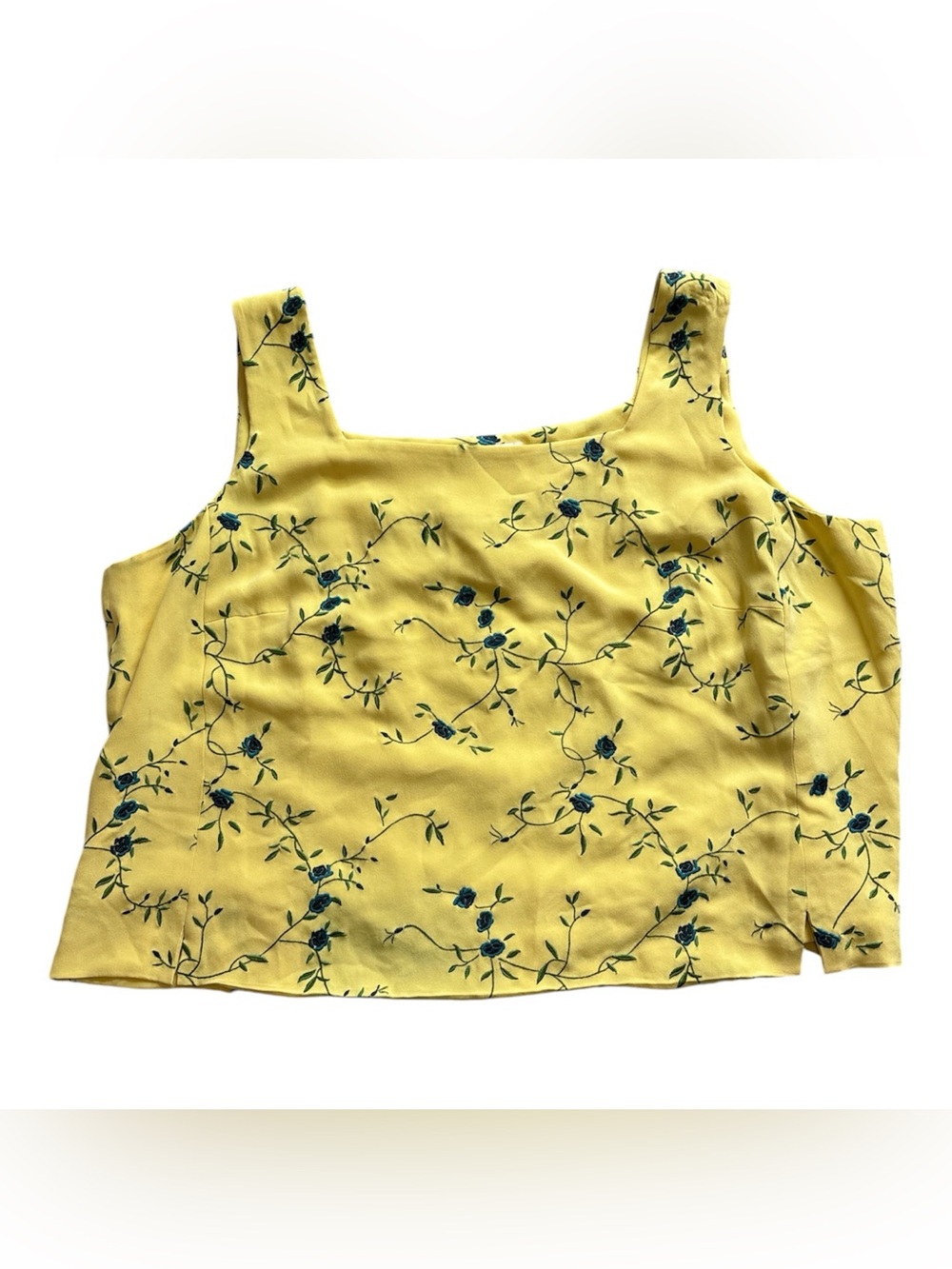 Rena Rowan 100% Silk Embroidered Top — Size 24W